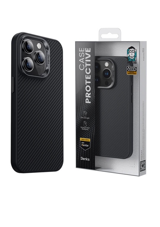 Чехол Benks MagClap ArmorPro Case Black для iPhone 15 Pro Max: высокий уровень защиты и стиль